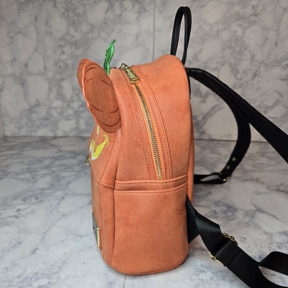Disney Parks Loungefly Pumpkin Mickey Mini Backpack - Picture 2 of 12